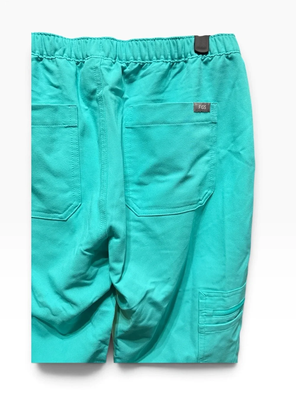 FIGS Cairo Cargo Scrub Pants Men’s Extra Small Short Teal NWT